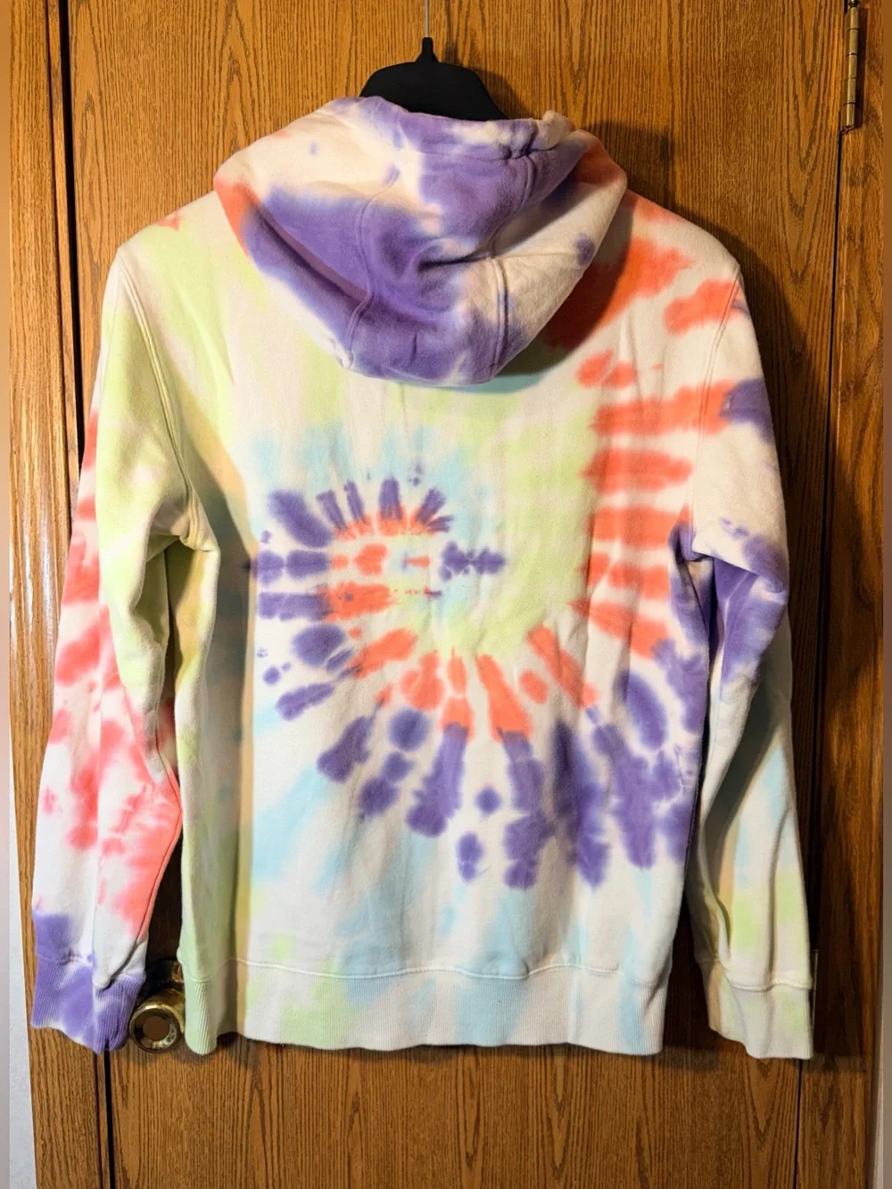 GOAT Tie-Dye Hoodie in Pastel Multi - Picture 9 of 9